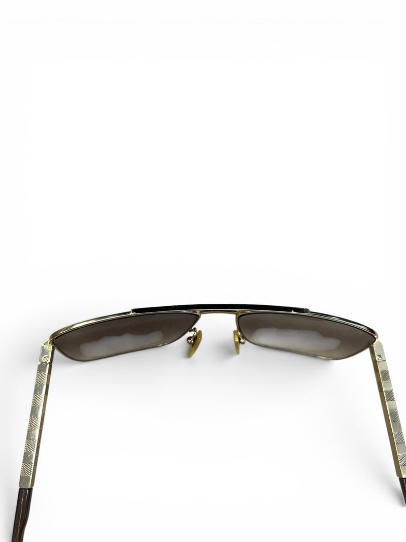 LOUIS VUITTON GOLD ATTITUDE SUNGLASSES - PRELOVED