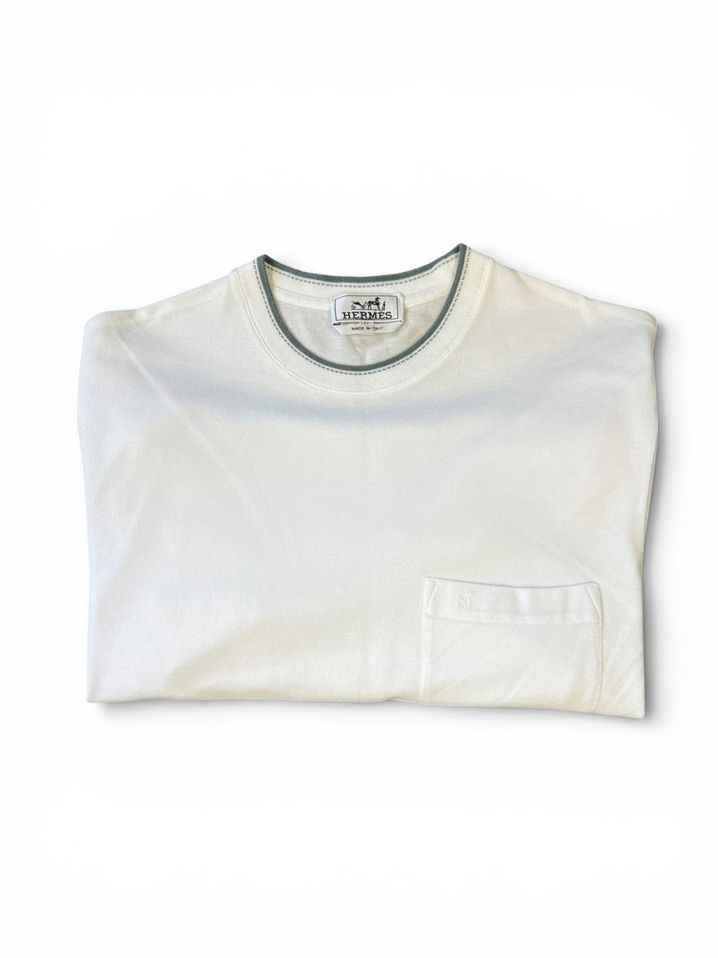 HERMES POCKET T-SHIRT - SMALL - PRELOVED