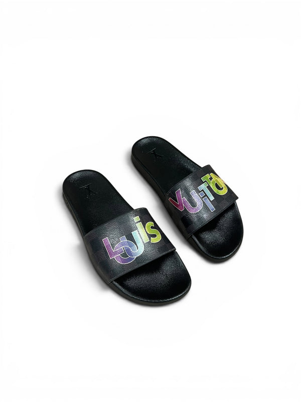 LOUIS VUITTON SLIDERS - UK 7 FIT 7.5/8