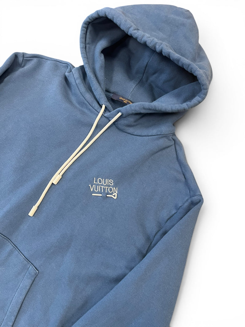 LOUIS VUITTON PIN HOODIE - SMALL - PRELOVED