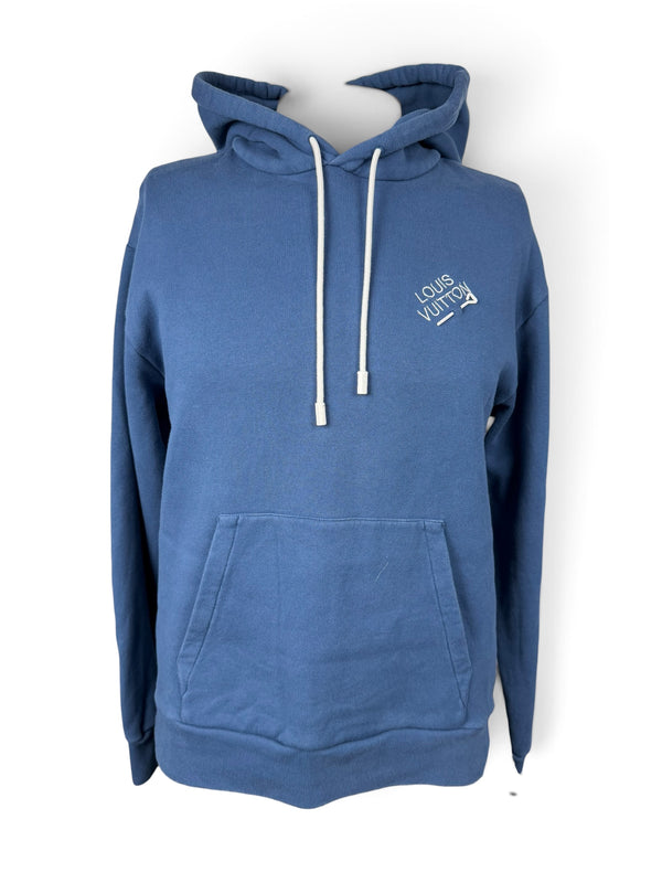 LOUIS VUITTON PIN HOODIE - SMALL - PRELOVED