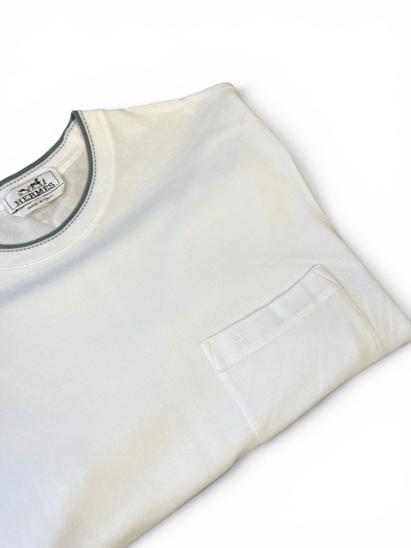 HERMES POCKET T-SHIRT - SMALL - PRELOVED
