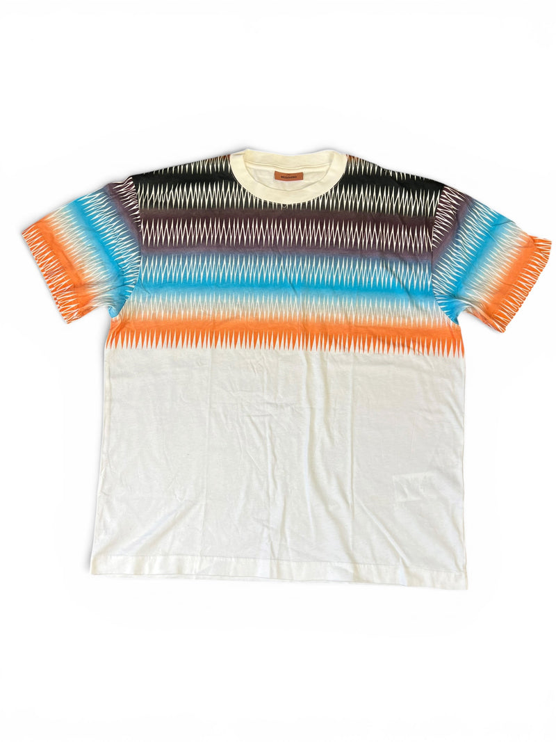 MISSONI MENS T-SHIRT - SIZE MEDIUM - PRELOVED