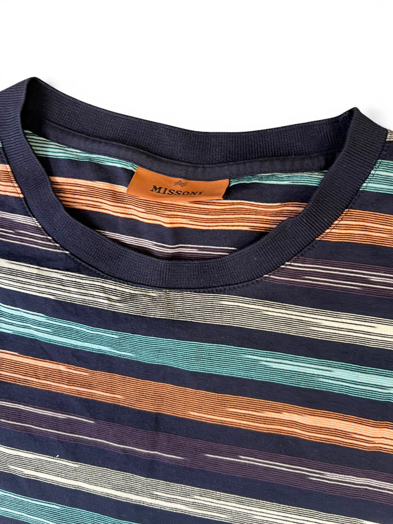 MISSONI MENS T-SHIRT - SIZE MEDIUM - PRELOVED