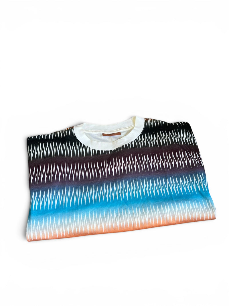 MISSONI MENS T-SHIRT - SIZE MEDIUM - PRELOVED