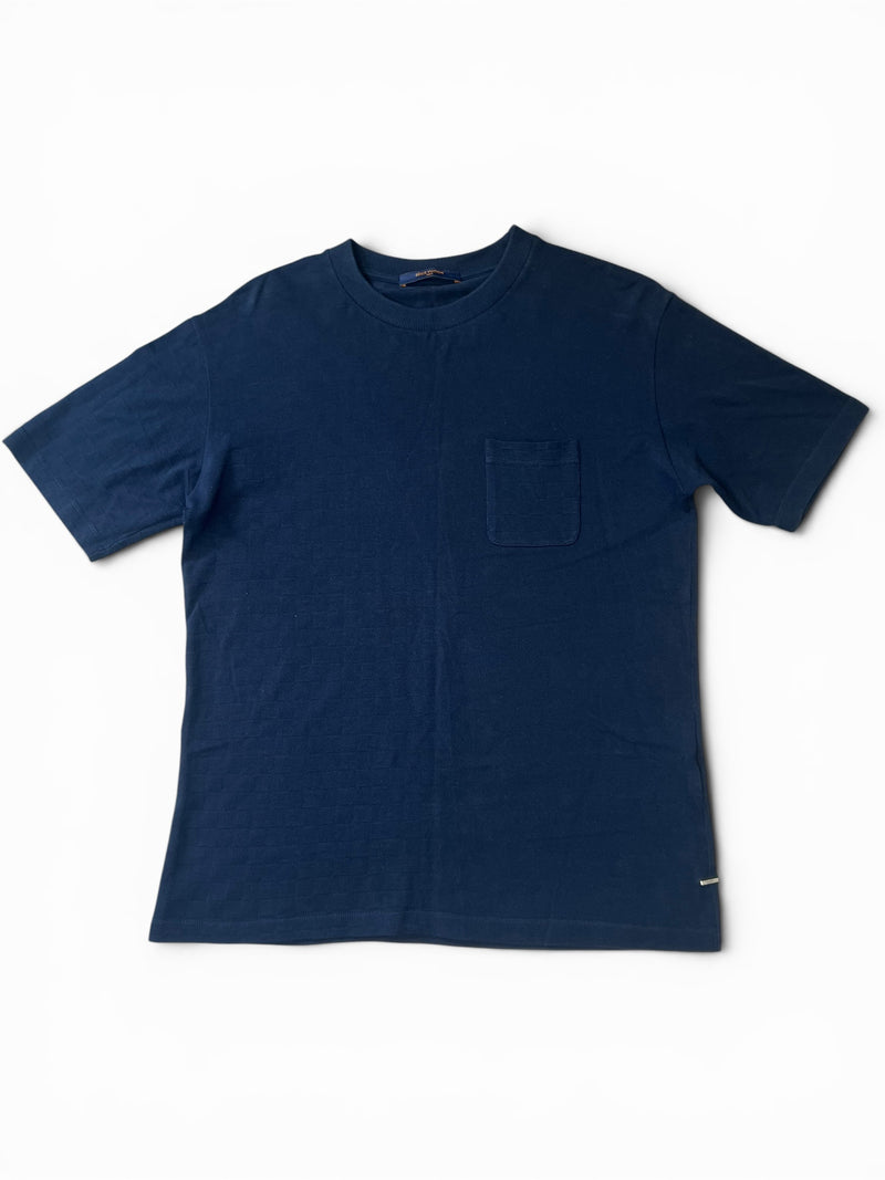 LOUIS VUITTON HALF DAMIER T-SHIRT - LARGE - PRELOVED