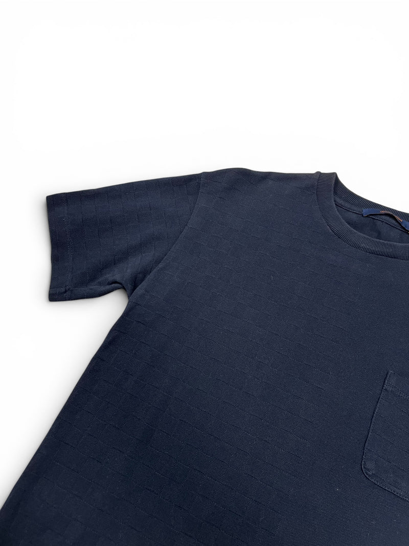 LOUIS VUITTON HALF DAMIER T-SHIRT | SMALL